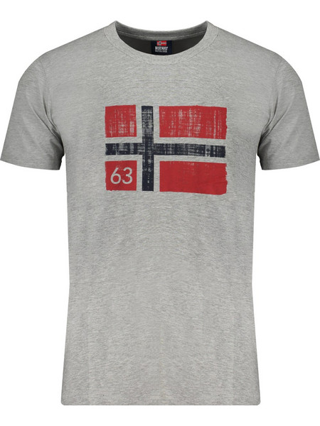 NORWAY 1963 GRAY MEN'S SHORT SLEEVE T-SHIRT