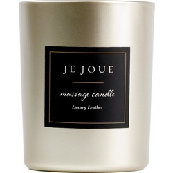 JE JOUE - LUXURY LEATHER WARM OIL MASSAGE CANDLE LEATHER SCENT 160 G