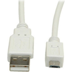 Roline Micro USB - USB 2.0 0.8m White 11.99.8754
