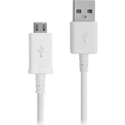 SAMSUNG ECB-DU4EWE WHITE USB A 2.0 CABLE TO MICRO USB CHARGER/DATA 1.5m SAMSUNG SMARTPHONE ORIGINAL