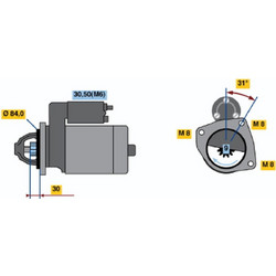 Bosch Μίζα - 0 001 109 306
