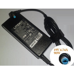 LiteOn Φορτιστής Laptop 90W 19V 4.74A για Acer με Ενσωματωμένο Καλώδιο Τροφοδοσίας PA-1900-04