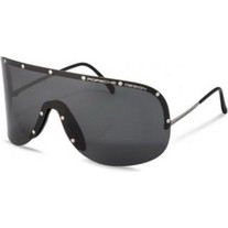 Porsche Design P 8479 B Γυναικεία Γυαλιά Ηλίου Μάσκα Μεταλλικά Ασημί με Μαύρο Polarized Φακό
