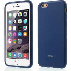 ROAR KOREA Θήκη Σιλικόνης TPU Ματ για iPhone 6s Plus / 6 Plus - Σκούρο Μπλε