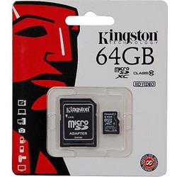 Kingston microSDXC 64GB Class 10 U1 UHS-I