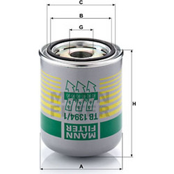 MANN-FILTER Στοιχείο αφυγρ. σύστ. πεπ. Αέρα - Tb 1394/1 X