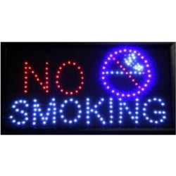 Φωτιζόμενη πινακίδα με κίνηση NO SMOKING OEM - OEM