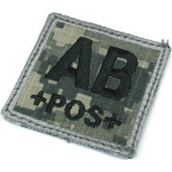 King Arms Cube Blood Type Patch - ACU - AB