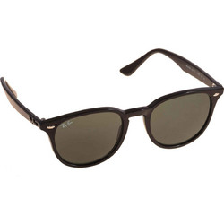 Ray-Ban RB4259 601/71 Ανδρικά Γυαλιά Ηλίου Στρογγυλά Κοκάλινα Μαύρα με Μαύρο Polarized Φακό