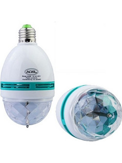 Περιστρεφόμενη Λάμπα E27 LED Disco light, Rotating LED Party Lamp