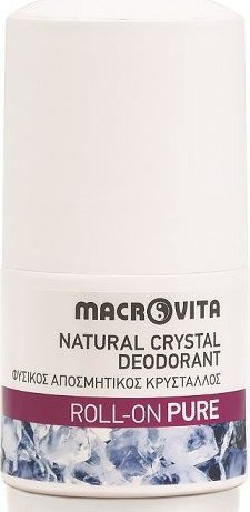 Αποσμητικό Macrovita Natural Crystal Deodorant Pure Roll-On 75ml
