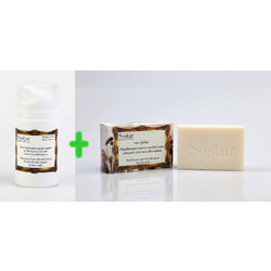 Sostar Restorative Donkey Milk Hand Cream 75ml + Traditional Organic Donkey Milk Soap 100gr