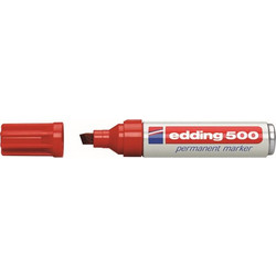 EDDING ΜΑΡΚΑΔΟΡΟΣ ΑΝΕΞΙΤΗΛΟΣ 2-7mm ΕΠΑΝΑΓΕΜΙΖΟΜΕΝΟΣ 500 ΤΕΤΡΑΓΩΝΗ ΜΥΤΗ ΚΟΚΚΙΝΟΣ - 02