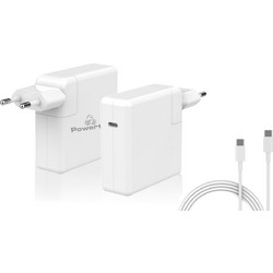 Powertech USB-C Φορτιστής Laptop 61W 20.3V 3A για Apple με Αποσπώμενο Καλώδιο Τροφοδοσίας PT-704