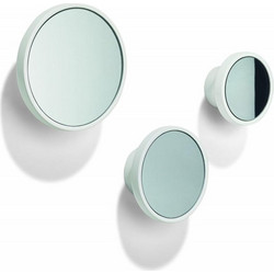 MIRROR coat hooks MDF, matt lacquered, mirror M - O 10 cm
