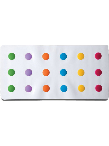 ΑΝΤΙΟΛΙΣΘΗΤΙΚΟ ΤΑΠΕΤΟ ΜΠΑΝΙΟΥ MUNCHKIN DANDY DOTS BATH MAT 77.5X36CM ΠΟΛΥΧΡΩΜΟ