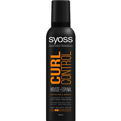 Syoss Curl Control Αφρός Μαλλιών για Μπούκλες & Λάμψη Δυνατό Κράτημα 250ml