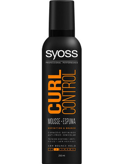 Syoss Curl Control Αφρός Μαλλιών για Μπούκλες & Λάμψη Δυνατό Κράτημα 250ml