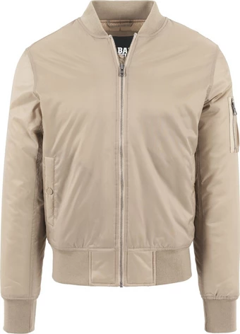 Urban Classics Basic Bomber Jacket TB861-Beige