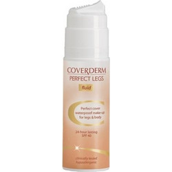 Coverderm Perfect Legs Waterproof Fluid 56 Liquid Make Up SPF40 75ml