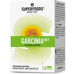 Superfoods Garcinia Diet Συμπλήρωμα Διατροφής HCA 300mg 90 Κάψουλες