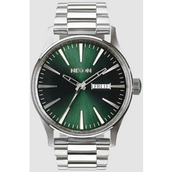 Nixon Sentry SS Ανδρικό Ρολόι με Ασημί Μεταλλικό Μπρασελέ A356-1696-00