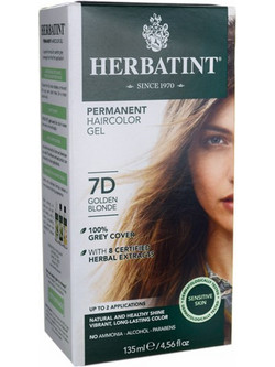 Herbatint 7D Ξανθό Χρυσαφί Μόνιμη Βαφή Μαλλιών Χωρίς Αμμωνία 150ml