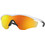 Oakley OO9343 05 Αθλητικά Γυαλιά Ηλίου Μάσκα Κοκάλινα Λευκά με Πορτοκαλί Καθρέπτη Φακό