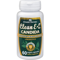 Dynamic Enzymes Clean E-Z Candida 60 Κάψουλες