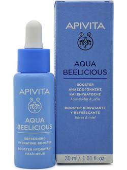 Apivita Aqua Beelicious Ενυδατικό Booster Προσώπου με Υαλουρονικό Αλόη & Μέλι 30ml