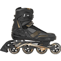 Amila Inline Rollers Ενηλίκων Μαύρα Χρυσά 49075