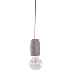 Home Lighting Iris Κρεμαστό Φωτιστικό Οροφής Μονόφωτο E27 Γκρι 77-3575 Grey