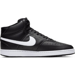 Nike Court Vision Mid Ανδρικά Sneakers Μποτάκια Μαύρα CD5466-001
