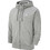 Nike Sportswear Club Ανδρική Ζακέτα Φούτερ με Κουκούλα και Φερμουάρ Γκρι BV2648-063