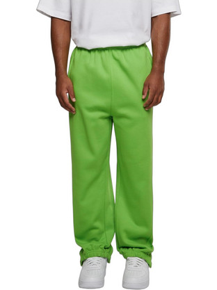 Urban Classics Ανδρικό Παντελόνι Φόρμας με Λάστιχο Lime TB014B-00146