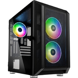 Kolink Citadel Mesh RGB Black Gaming Micro Tower Κουτί Υπολογιστή RGB με Πλαϊνό Παράθυρο