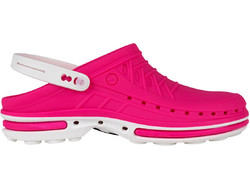 Wock Clog 09 White/Fuchia