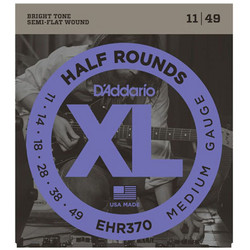 D'Addario EHR370 Σετ 6 Χορδές Ηλεκτρικής Κιθάρας Stainless Steel 11-49" Medium Tension