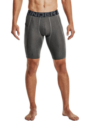 Under Armour HeatGear Ανδρικό Κολάν Σορτς Ανθρακί 1361602-090
