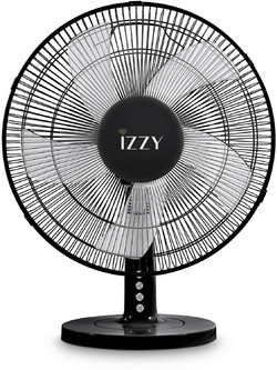 Izzy IZ-9023 Επιτραπέζιος Ανεμιστήρας 40cm 50W Black