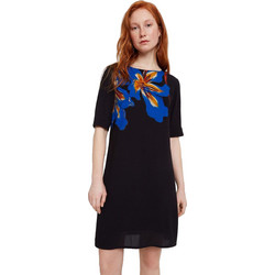 Desigual Pistilo Mini Καλοκαιρινό Καθημερινό Φόρεμα Μαύρο 20SWVW47-2000