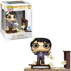 Funko Pop! Deluxe 136 Harry Potter with Hogwarts Letters Exclusive