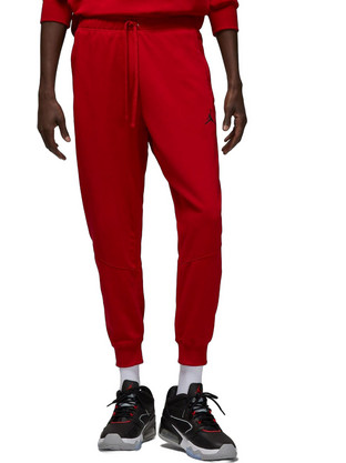 Jordan Dri-FIT Sport Crossover Ανδρικό Παντελόνι Φόρμας Fleece με Λάστιχο Κόκκινο DQ7332-687