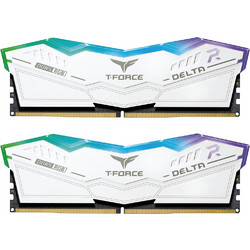 TeamGroup Delta RGB 32GB (2X16GB) DDR5 RAM 6000MHz C38 White