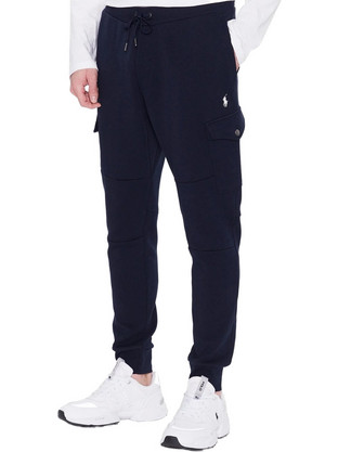 Polo Ralph Lauren Ανδρικό Παντελόνι Φόρμας με Λάστιχο Navy Μπλε 710881522-007