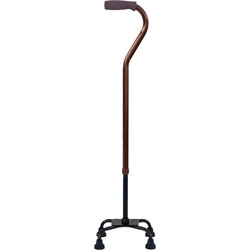 Medical Brace Μπαστούνι Τετράποδο Αλουμινίου Πτυσσόμενο 70.5-94cm MB-HC042