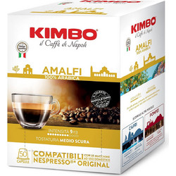 Kimbo Κάψουλες Espresso Amalfi Συμβατές με Μηχανή Nespresso 50τμχ