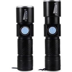 Cree T6 XML Επαναφορτιζόμενος Φακός Led Αδιάβροχος 500lm