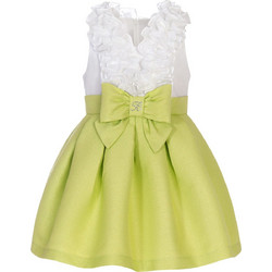 Balloon Chic Παιδικό Φόρεμα Άσπρο Lime 241F0232