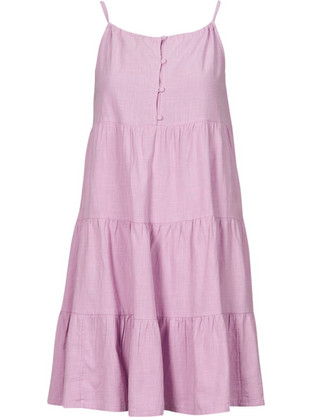 Roxy Cool Again Mini Καλοκαιρινό Καθημερινό Φόρεμα Λιλά ERJWD03784-PKL0